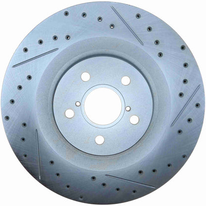 StopTech 13-18 Lexus GS Turbo Select Sport Slotted & Drilled Front Left Rotor 227.44204L