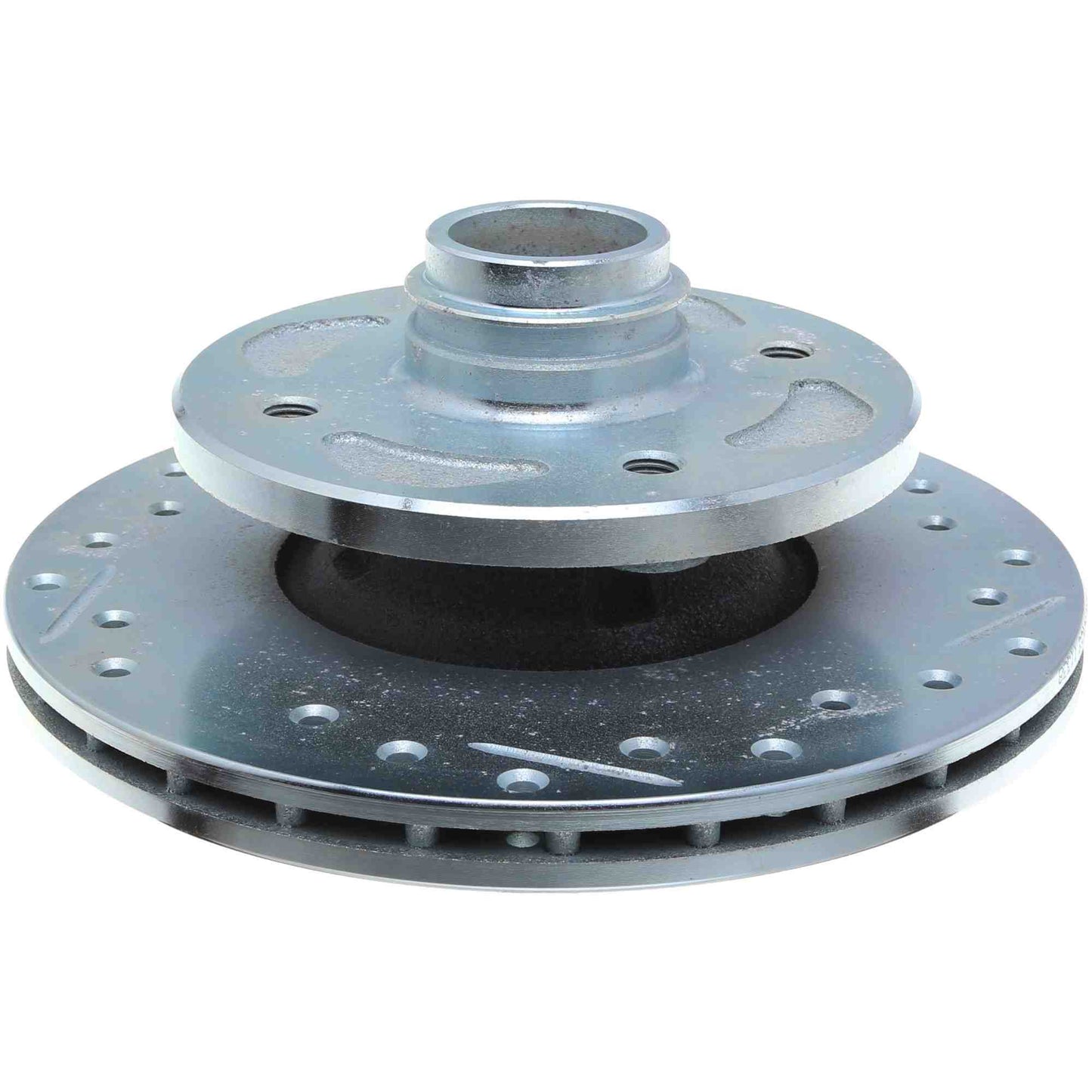 StopTech Select Sport Drilled And Slotted Brake Rotor; Front Left