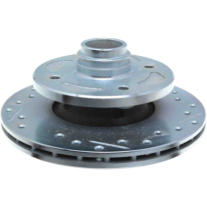 StopTech Select Sport Drilled And Slotted Brake Rotor; Front Left