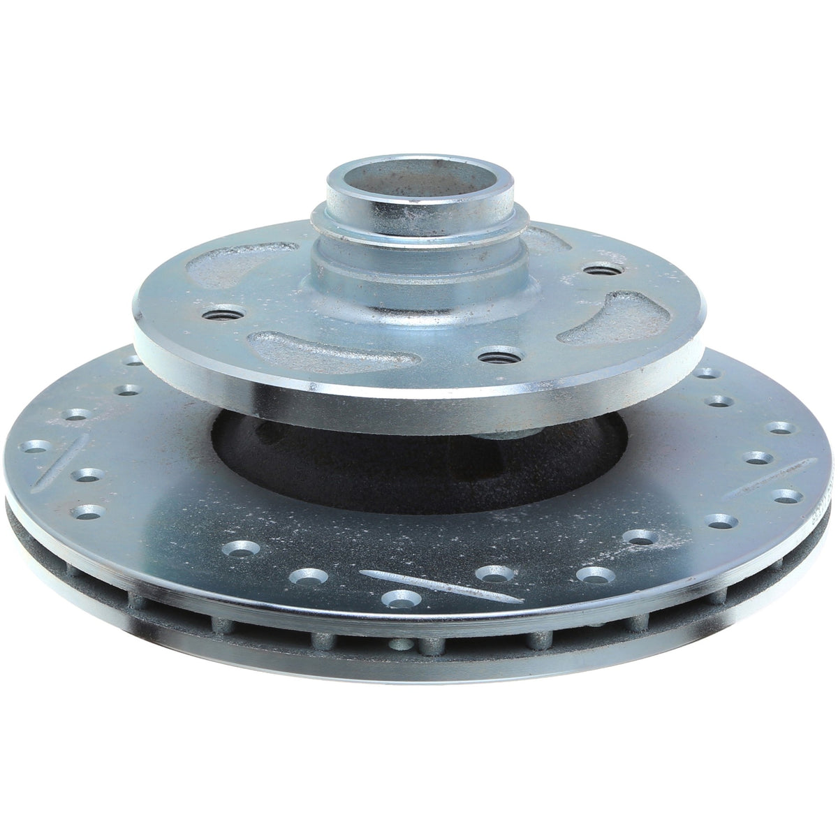 StopTech Select Sport Drilled And Slotted Brake Rotor; Front Left