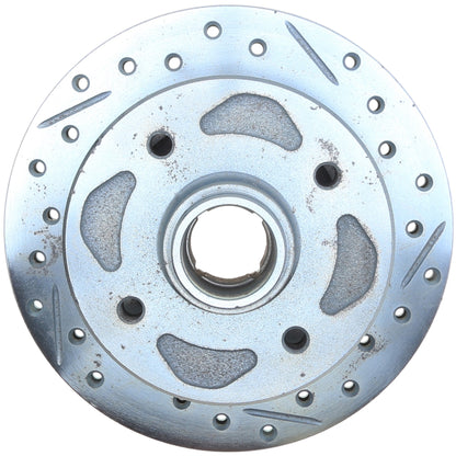 StopTech Select Sport Drilled And Slotted Brake Rotor; Front Left