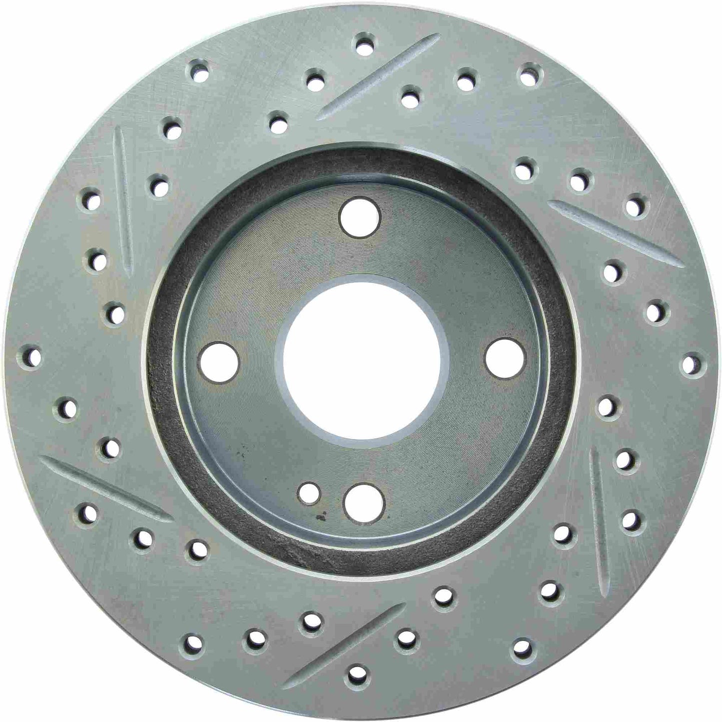 StopTech  Select Sport Drilled And Slotted Brake Rotor; Front Left