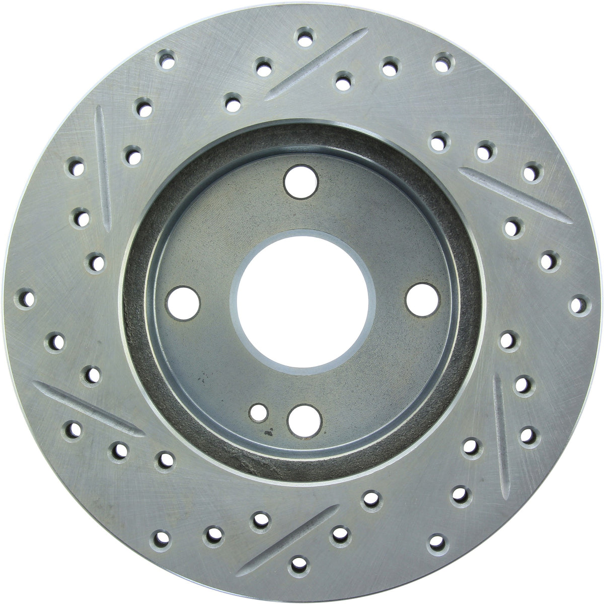 StopTech  Select Sport Drilled And Slotted Brake Rotor; Front Left