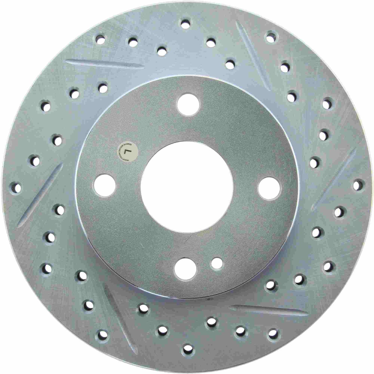 StopTech  Select Sport Drilled And Slotted Brake Rotor; Front Left