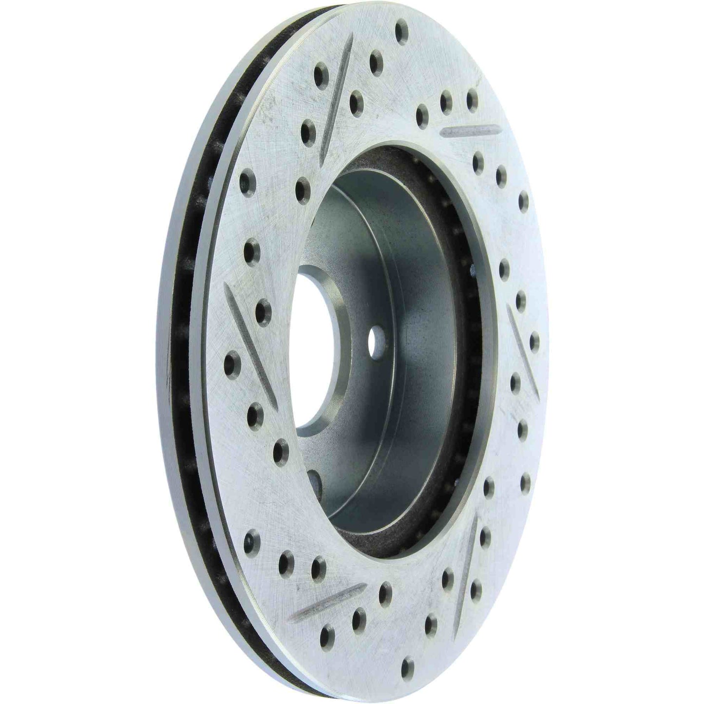 StopTech  Select Sport Drilled And Slotted Brake Rotor; Front Left