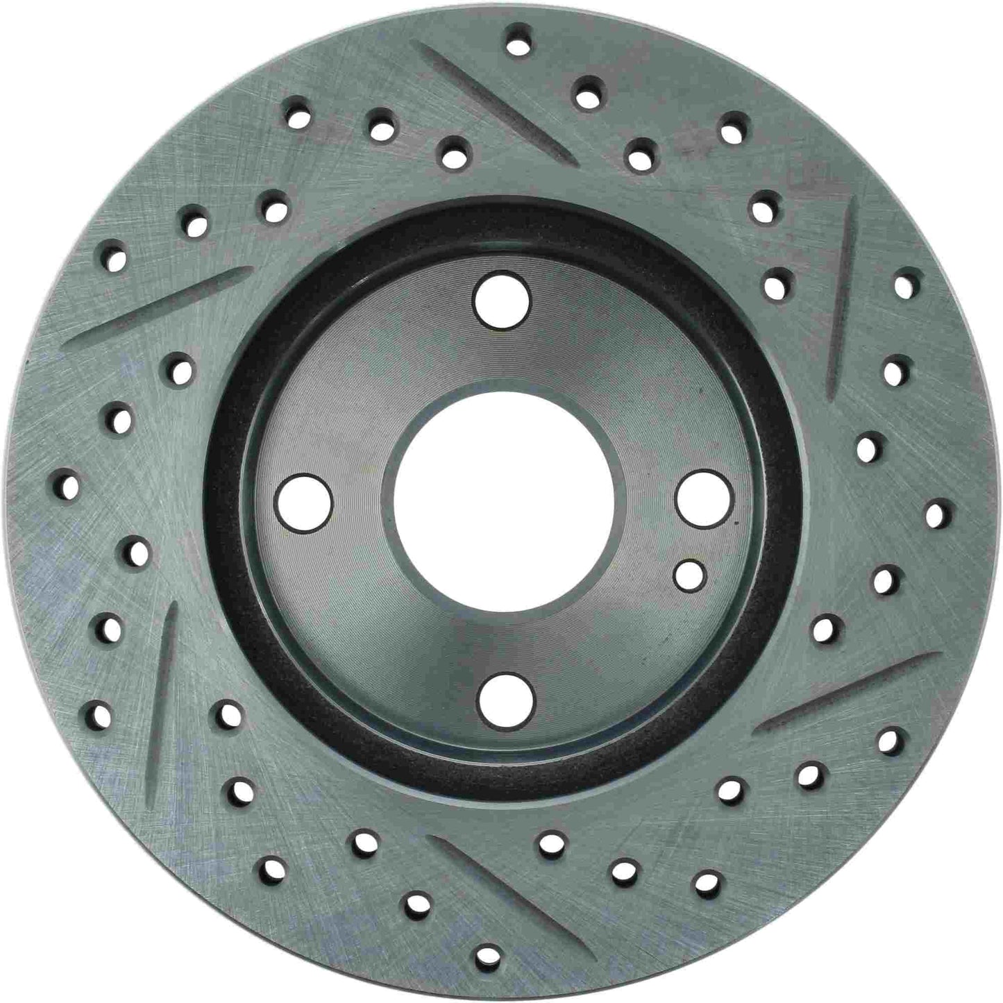 StopTech Select Sport Drilled And Slotted Brake Rotor; Front Right