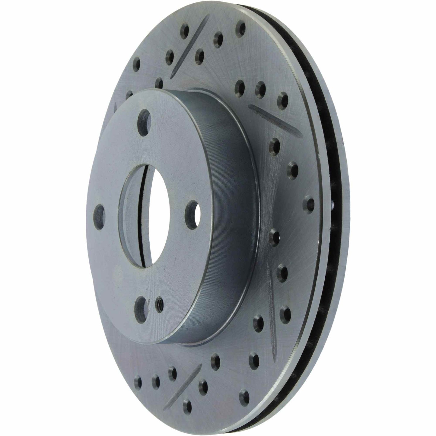 StopTech Select Sport Drilled And Slotted Brake Rotor; Front Right