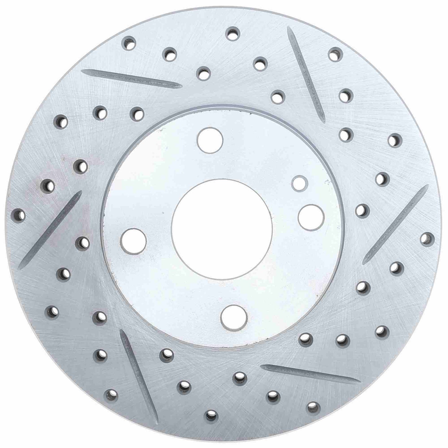 StopTech Select Sport Drilled And Slotted Brake Rotor; Front Left