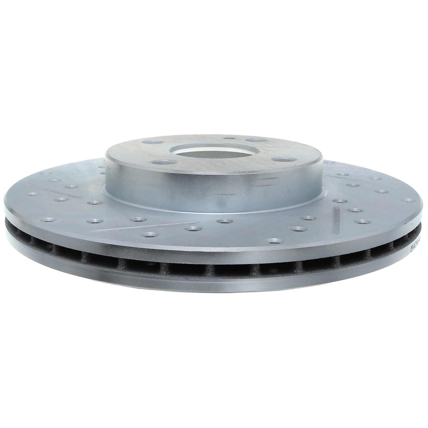 StopTech Select Sport Drilled And Slotted Brake Rotor; Front Right