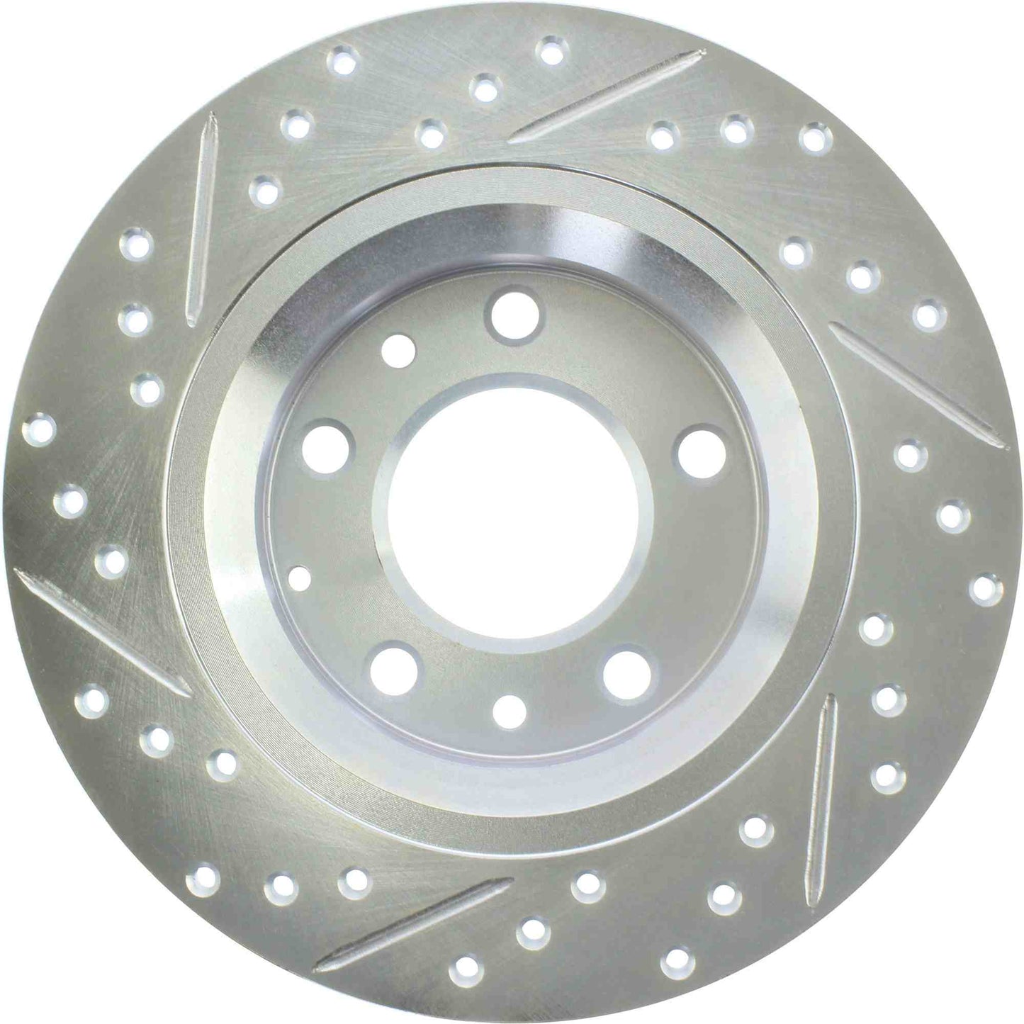 StopTech Select Sport 06-15 Mazda Miata MX-5 Slotted & Drilled Vented Left Rear Brake Rotor 227.45064L