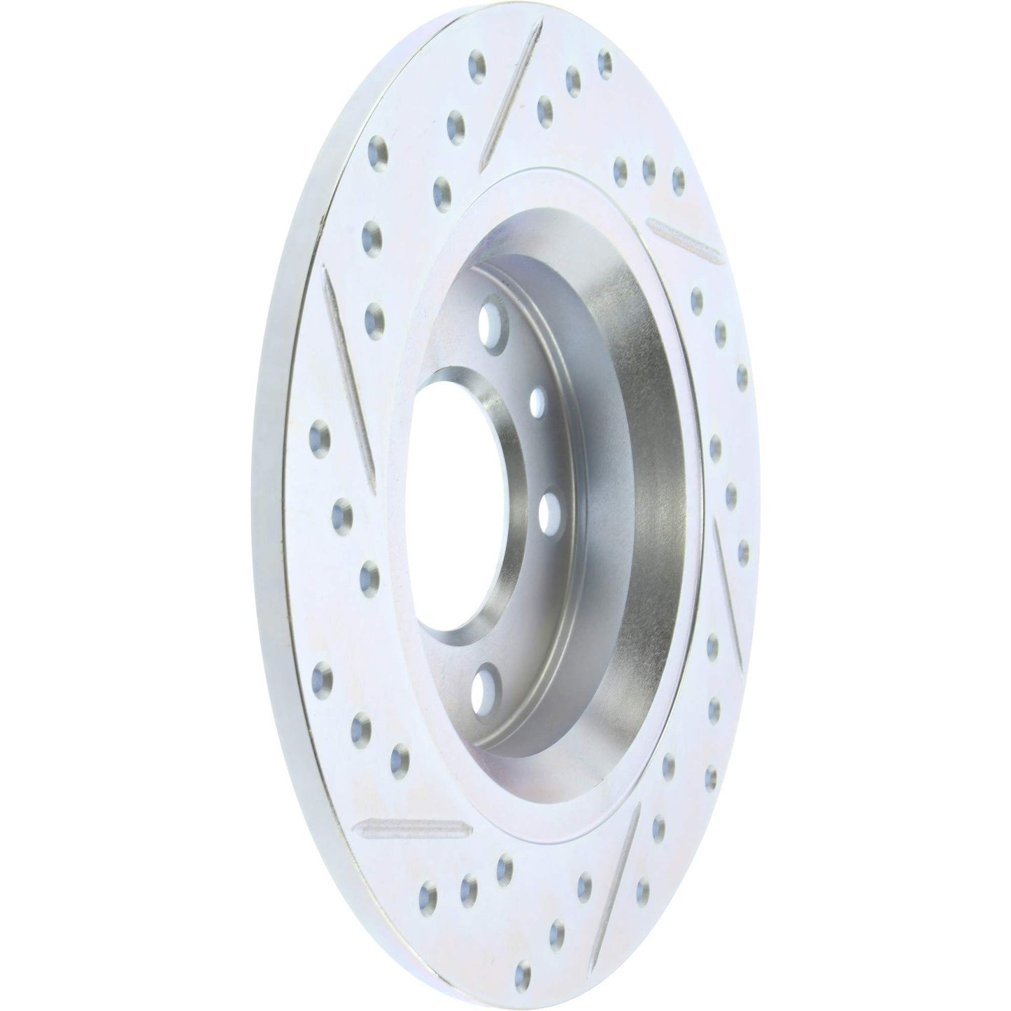 StopTech Select Sport 06-15 Mazda Miata MX-5 Slotted & Drilled Vented Left Rear Brake Rotor 227.45064L