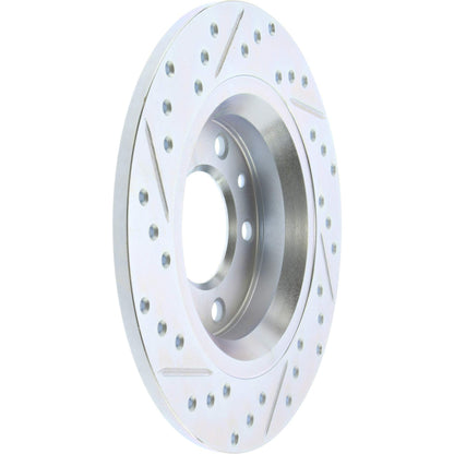 StopTech Select Sport 06-15 Mazda Miata MX-5 Slotted & Drilled Vented Left Rear Brake Rotor 227.45064L
