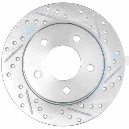 StopTech Select Sport Drilled And Slotted Brake Rotor; Front Right