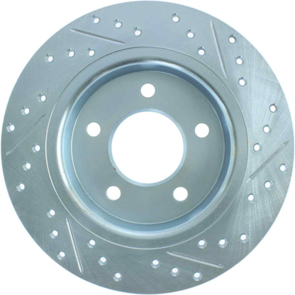 StopTech Select Sport 09-13 Mazda 3 Slotted & Drilled Right Rear Brake Rotor 227.45067R