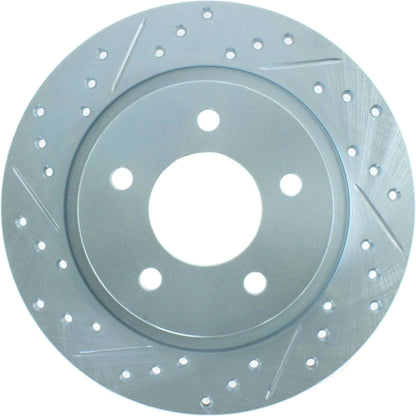 StopTech Select Sport 09-13 Mazda 3 Slotted & Drilled Right Rear Brake Rotor 227.45067R