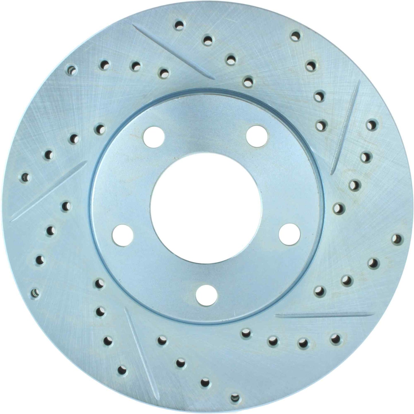 StopTech Select Sport Drilled And Slotted Brake Rotor; Front Left
