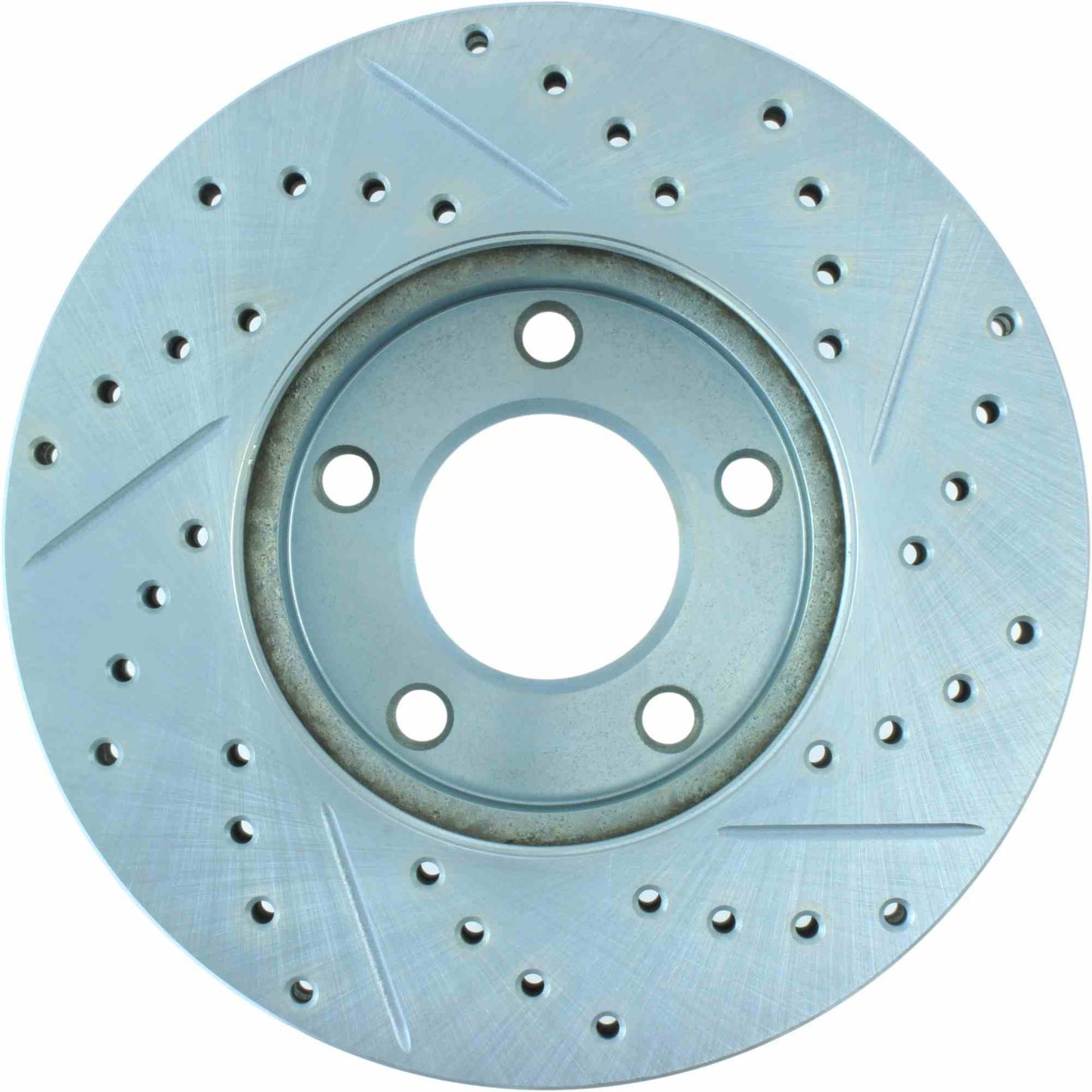 StopTech Select Sport Drilled And Slotted Brake Rotor; Front Right