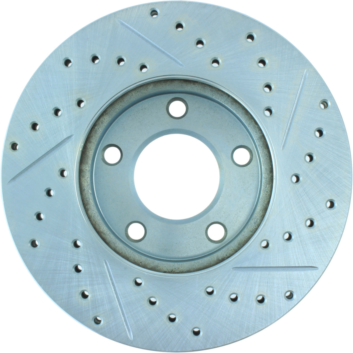 StopTech Select Sport Drilled And Slotted Brake Rotor; Front Right
