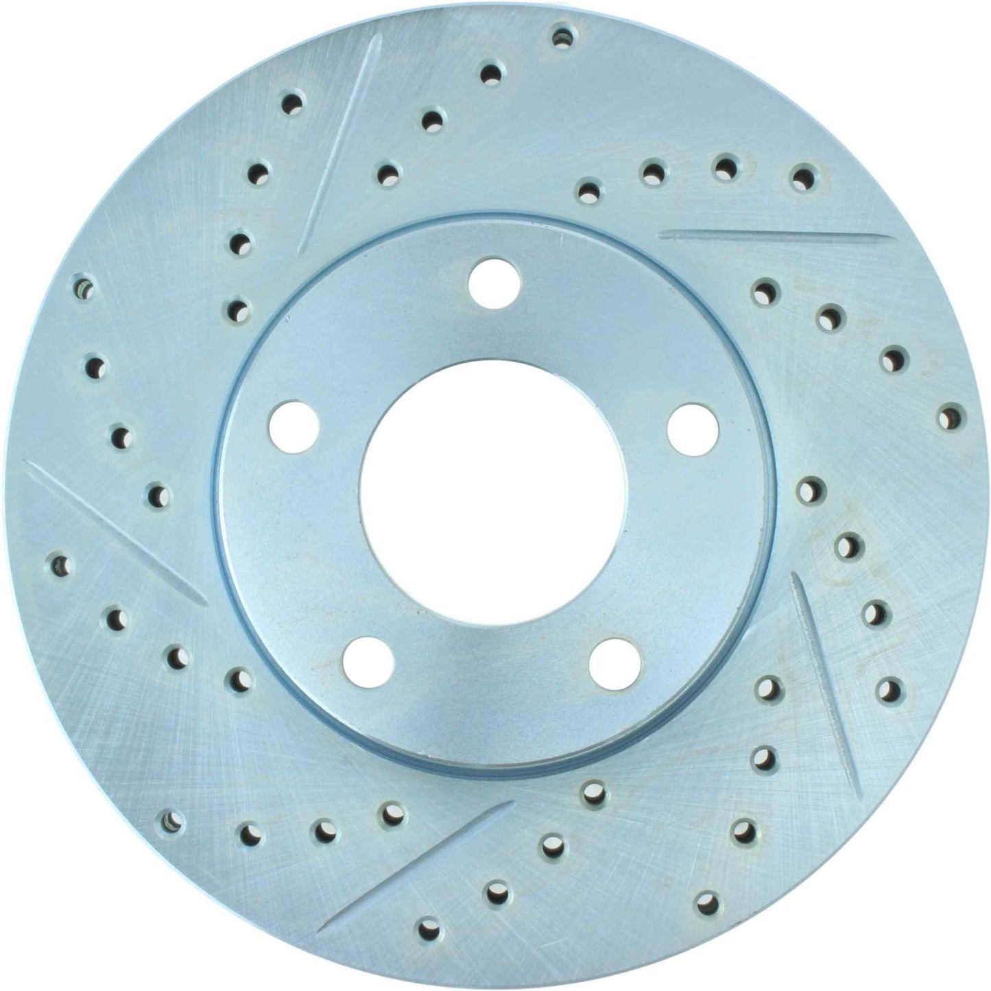 StopTech Select Sport Drilled And Slotted Brake Rotor; Front Right