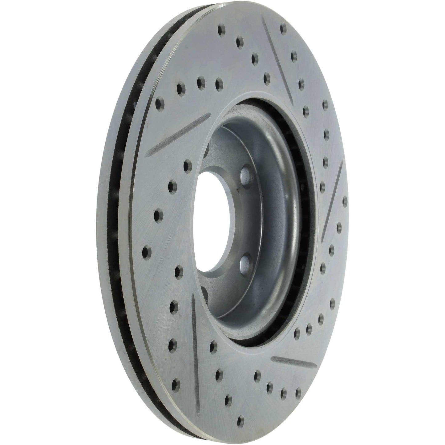 StopTech Select Sport Drilled And Slotted Brake Rotor; Front Right
