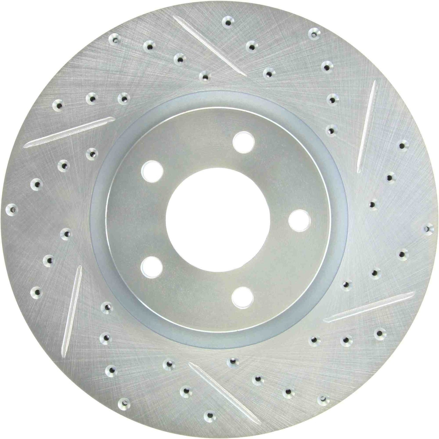StopTech  Select Sport Drilled And Slotted Brake Rotor; Front Left