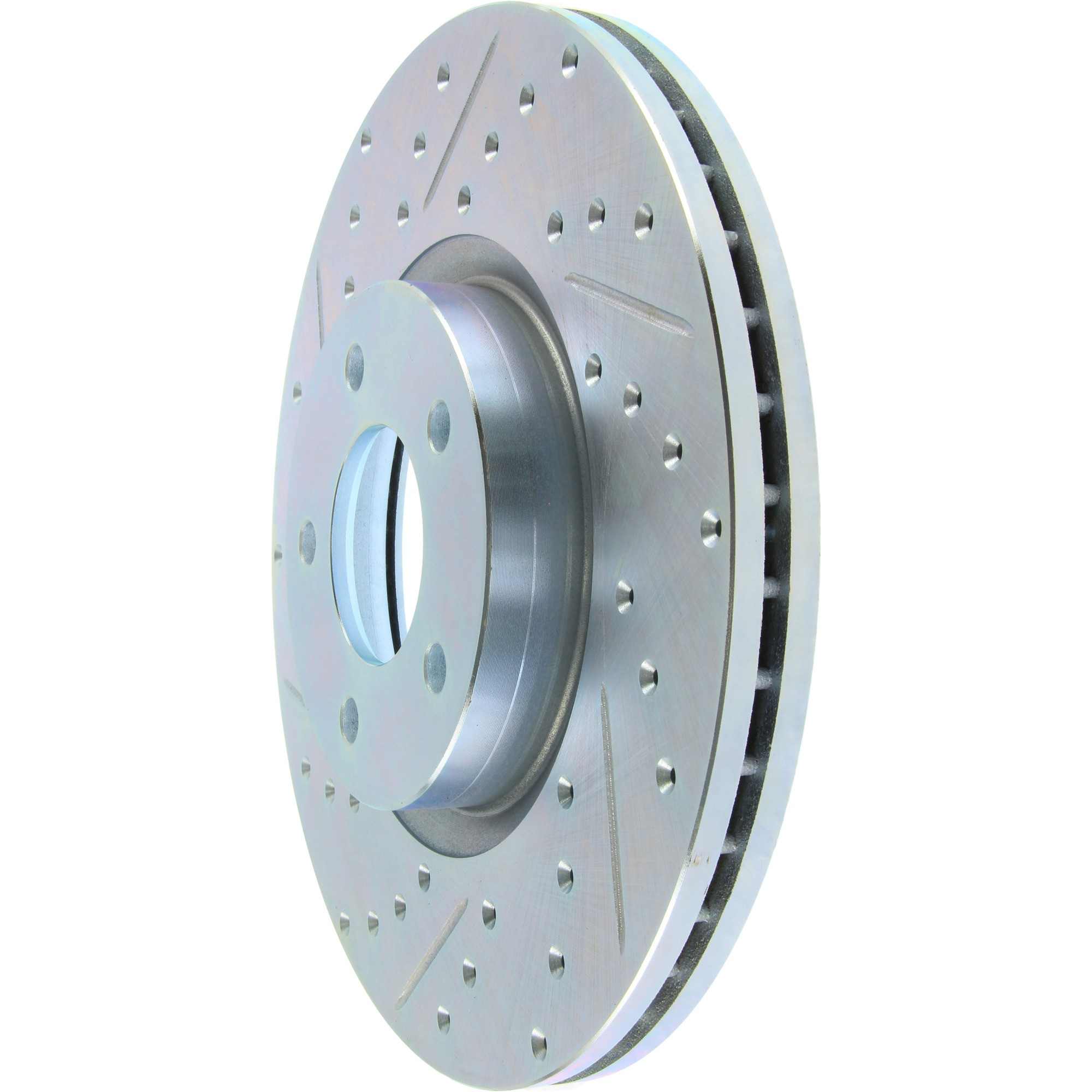 StopTech  Select Sport Drilled And Slotted Brake Rotor; Front Left
