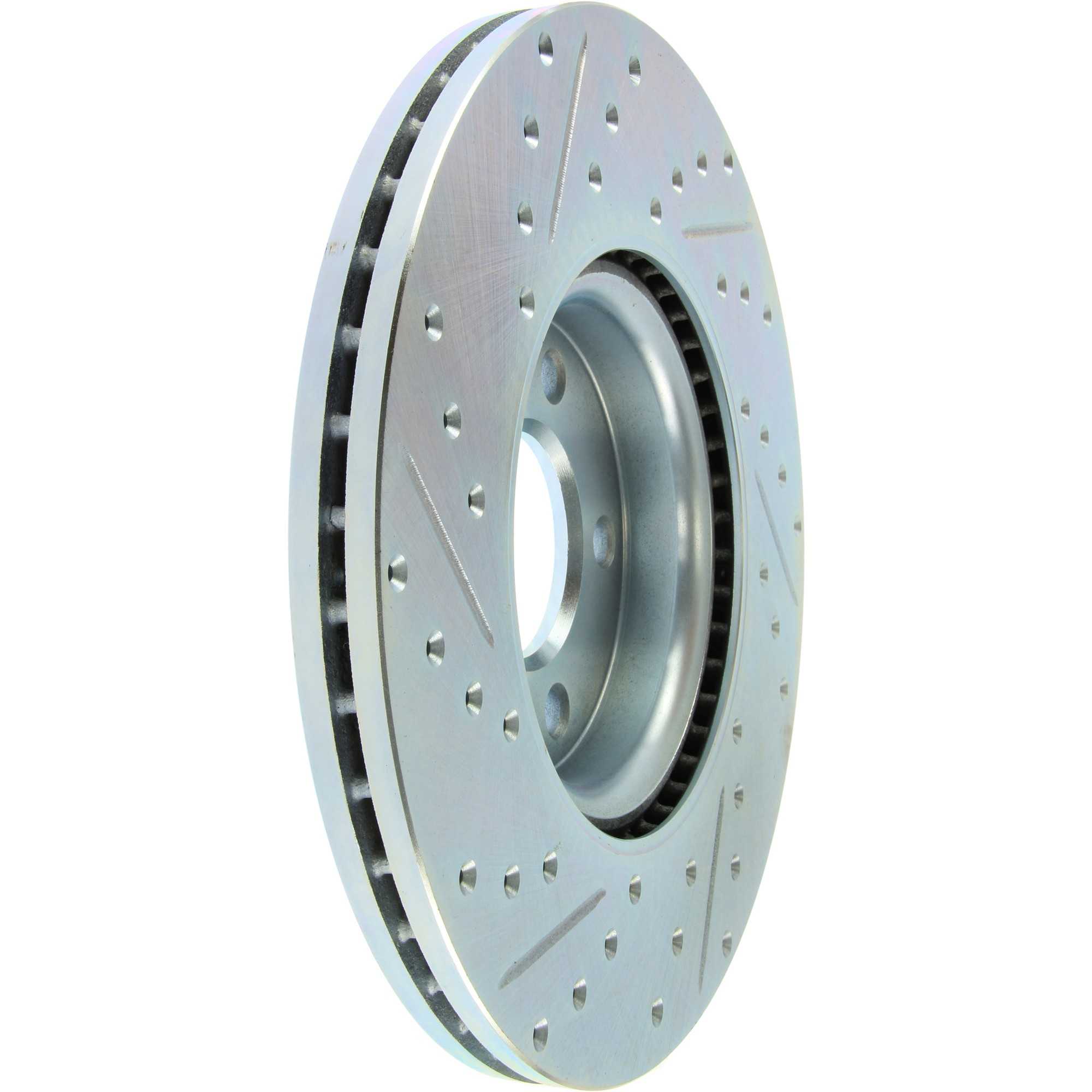 StopTech  Select Sport Drilled And Slotted Brake Rotor; Front Left
