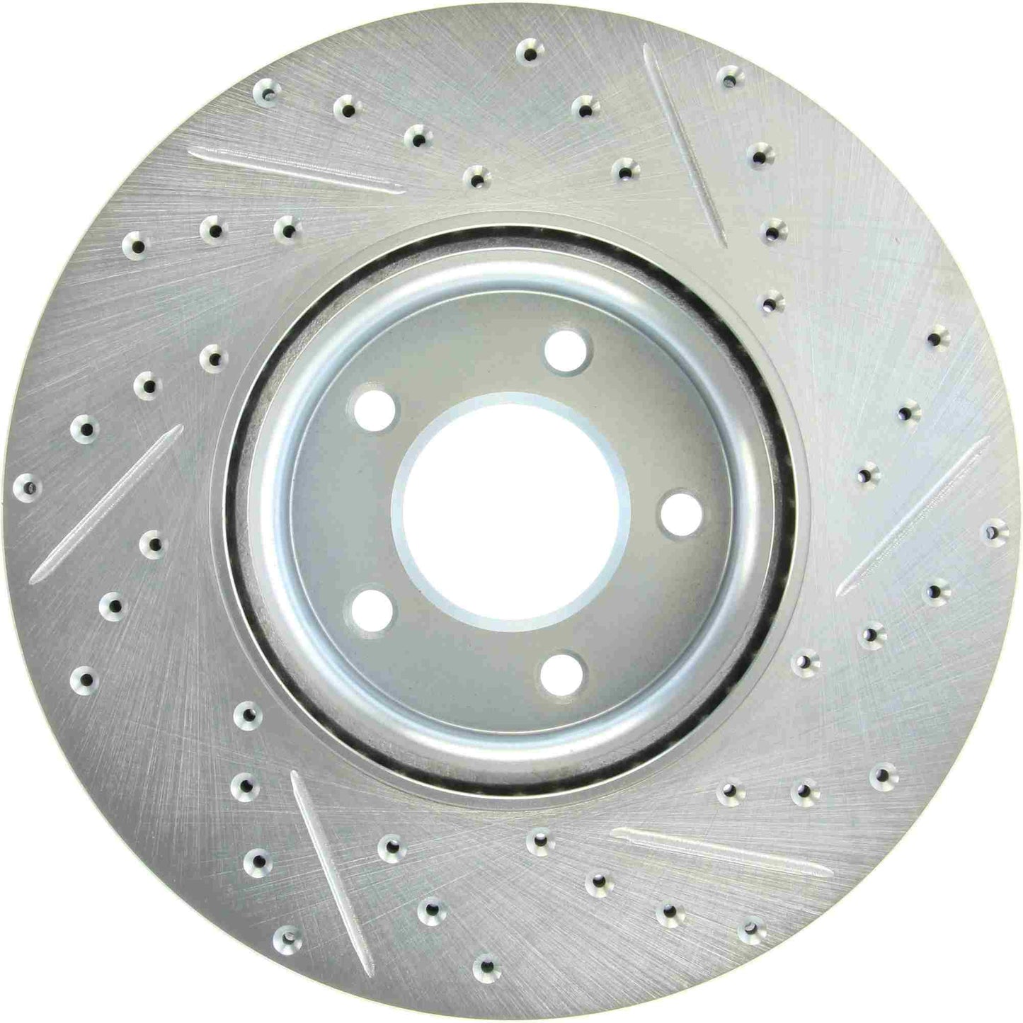StopTech  Select Sport Drilled And Slotted Brake Rotor; Front Right