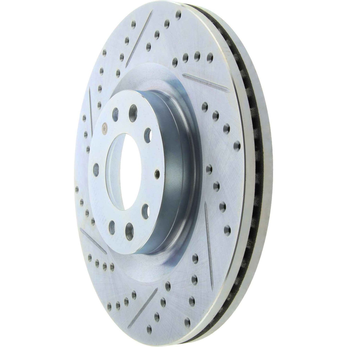 StopTech Select Sport Drilled And Slotted Brake Rotor; Front Right