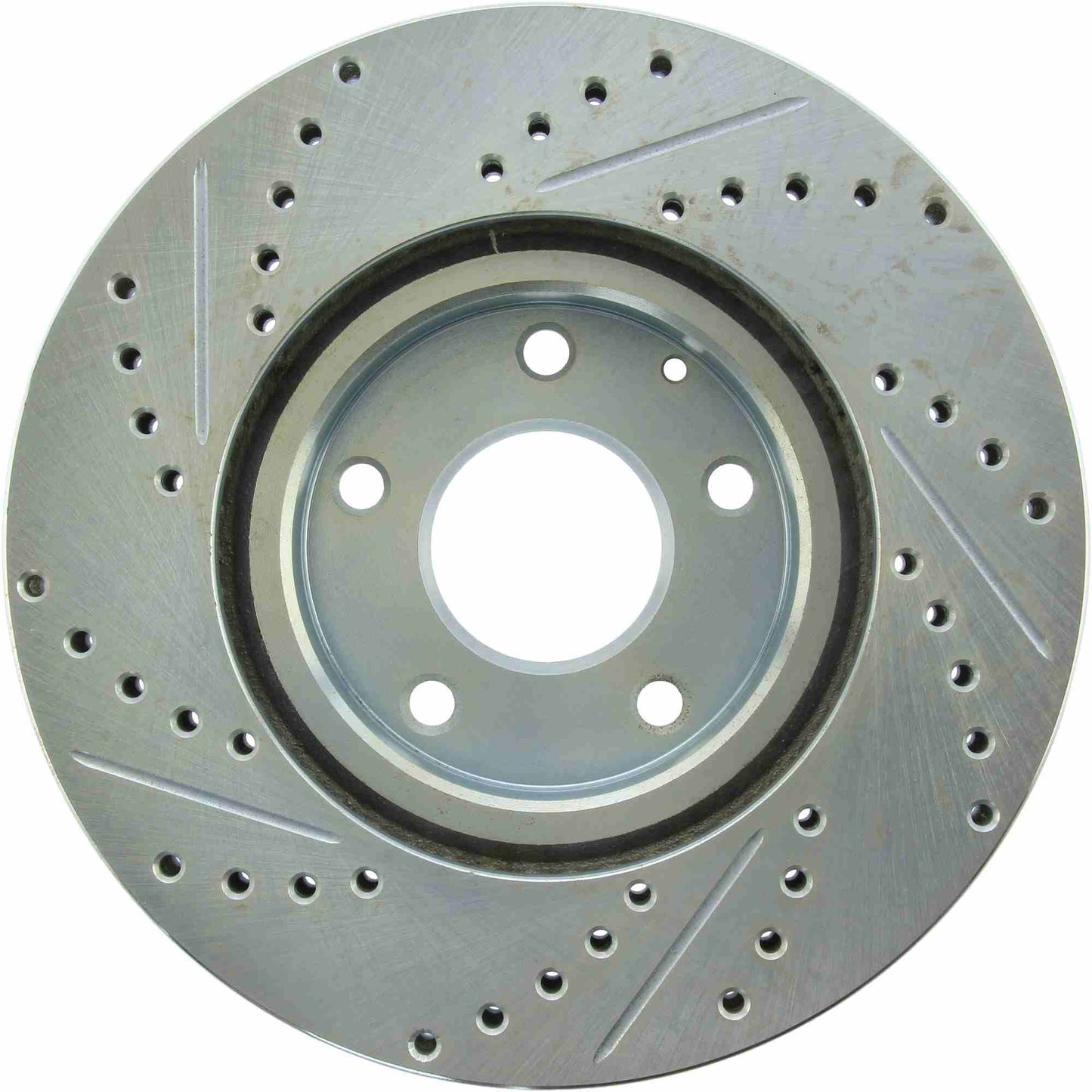 StopTech Select Sport Drilled And Slotted Brake Rotor; Front Left