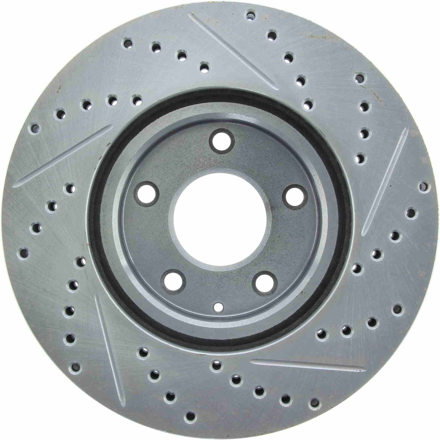 StopTech Select Sport Drilled And Slotted Brake Rotor; Front Right
