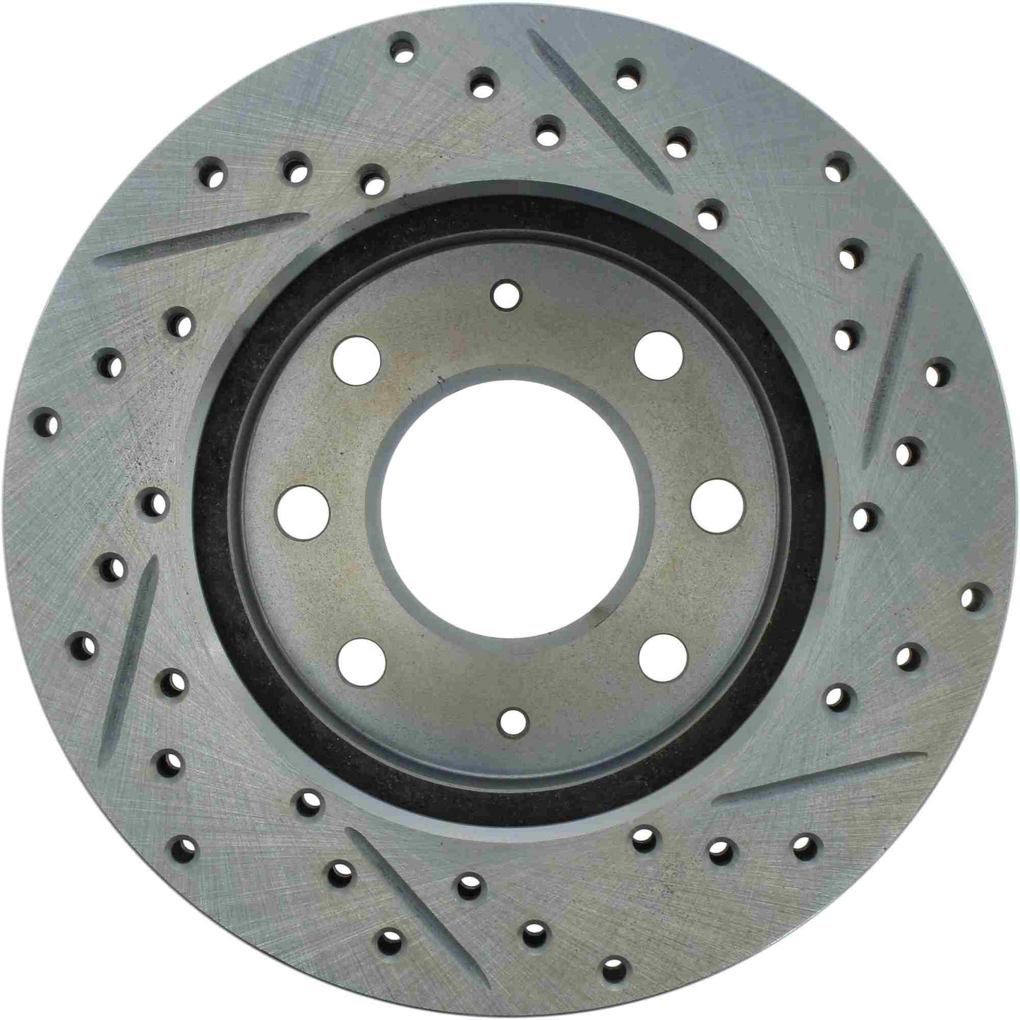 StopTech Select Sport Drilled And Slotted Brake Rotor; Front Right