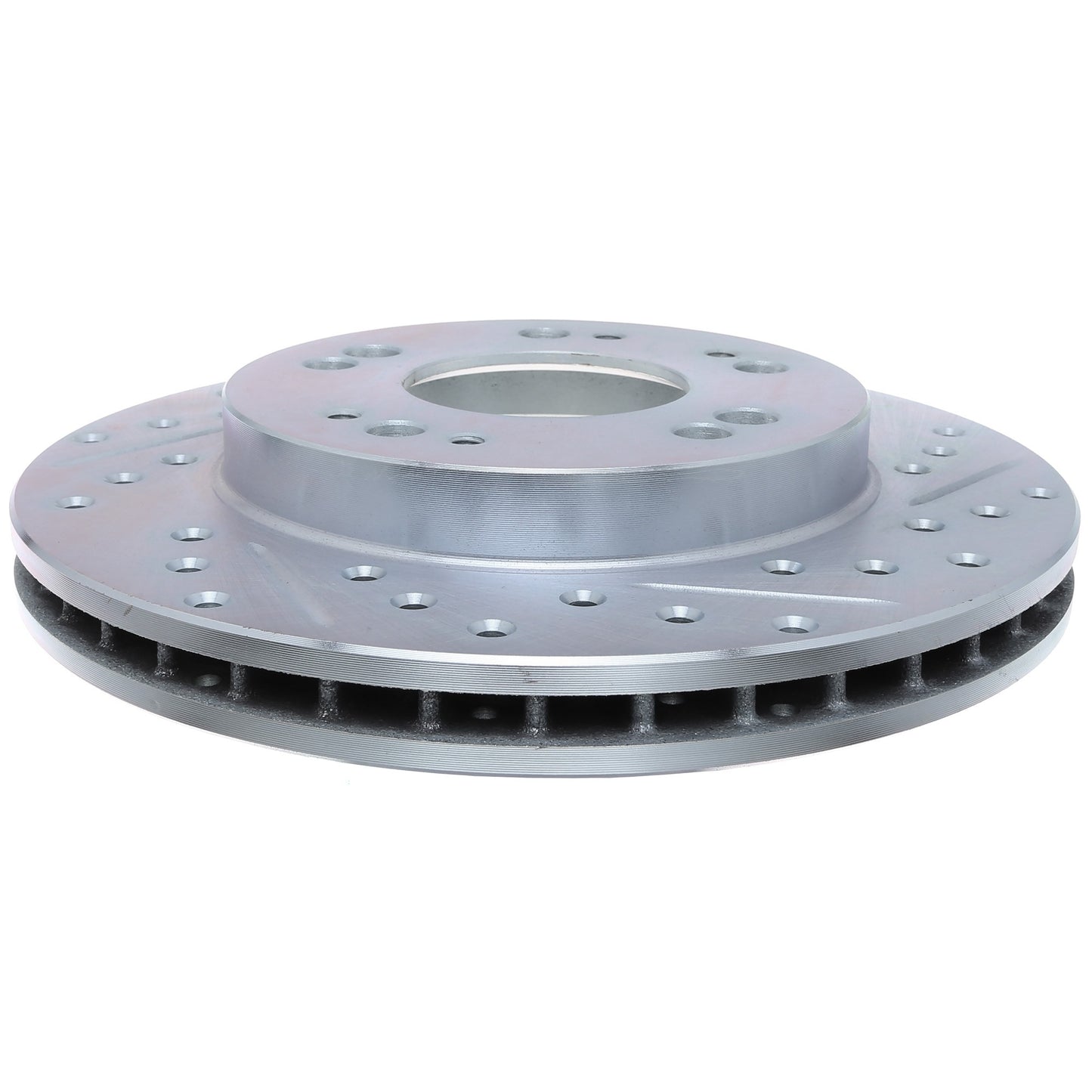 StopTech Select Sport Drilled And Slotted Brake Rotor; Front Left