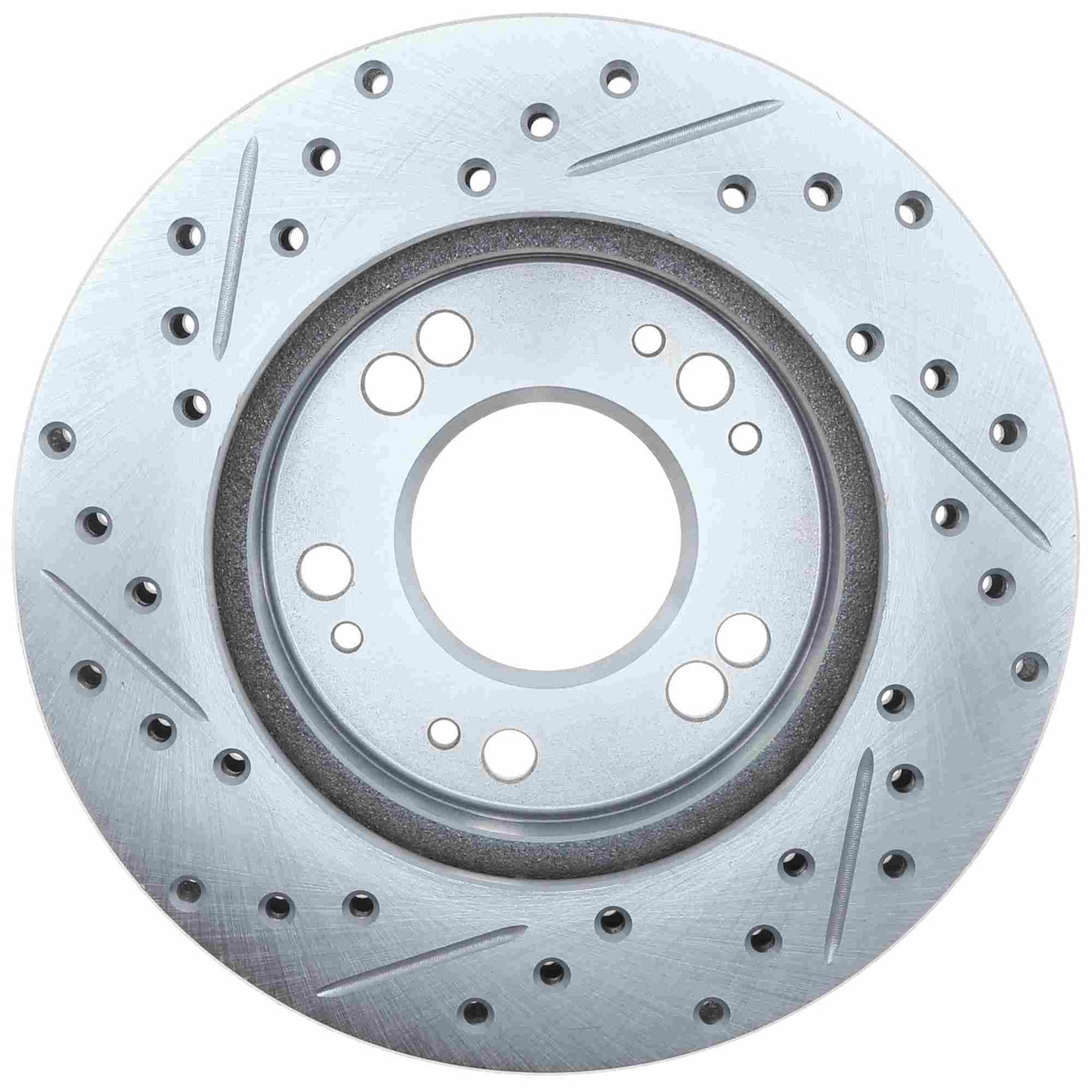 StopTech Select Sport Drilled And Slotted Brake Rotor; Front Left