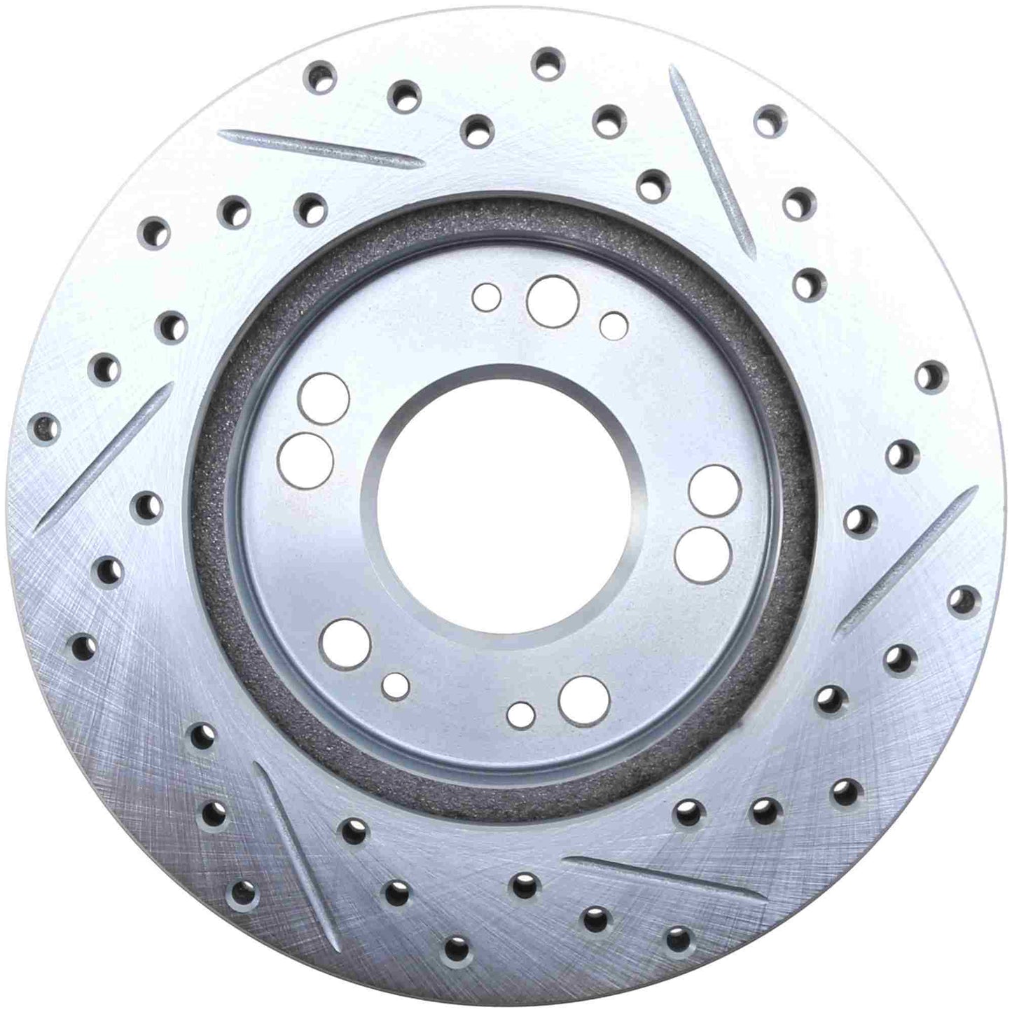 StopTech Select Sport Drilled And Slotted Brake Rotor; Front Right