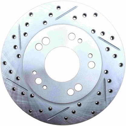 StopTech Select Sport Drilled And Slotted Brake Rotor; Front Right