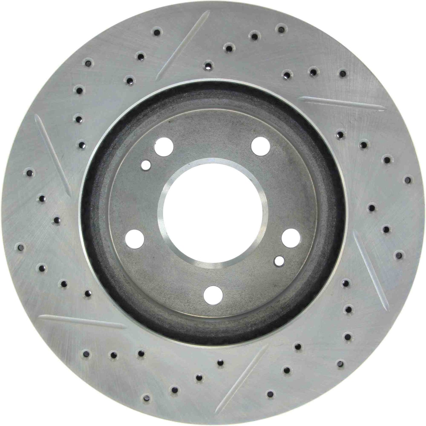 StopTech Select Sport Drilled And Slotted Brake Rotor; Front Left