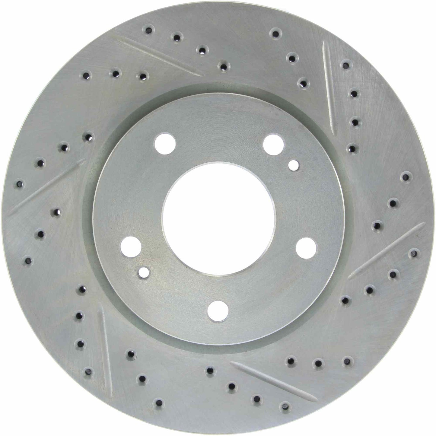 StopTech Select Sport Drilled And Slotted Brake Rotor; Front Left