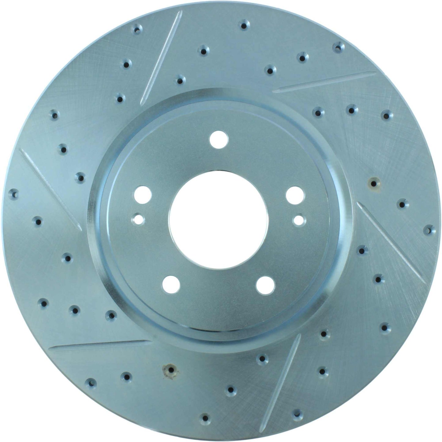 StopTech Select Sport Drilled And Slotted Brake Rotor; Front Right