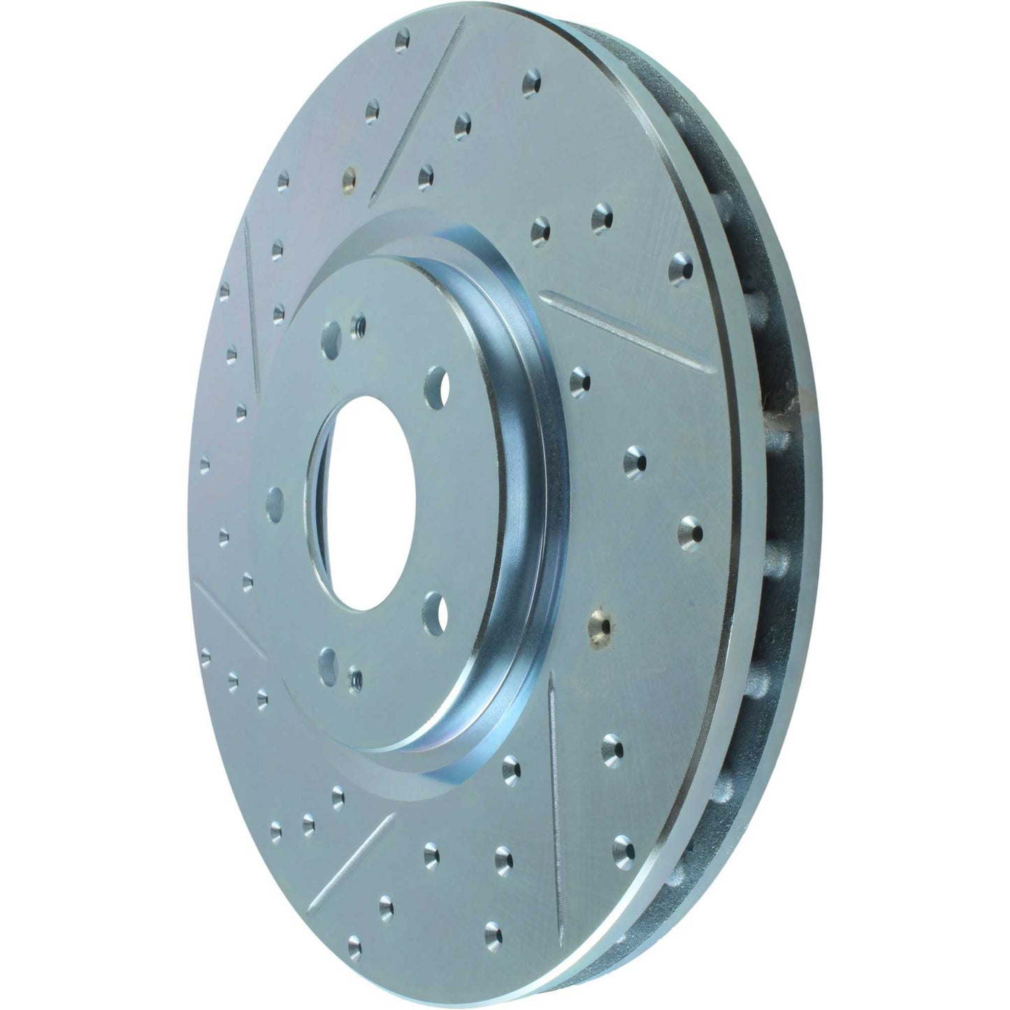StopTech Select Sport Drilled And Slotted Brake Rotor; Front Right