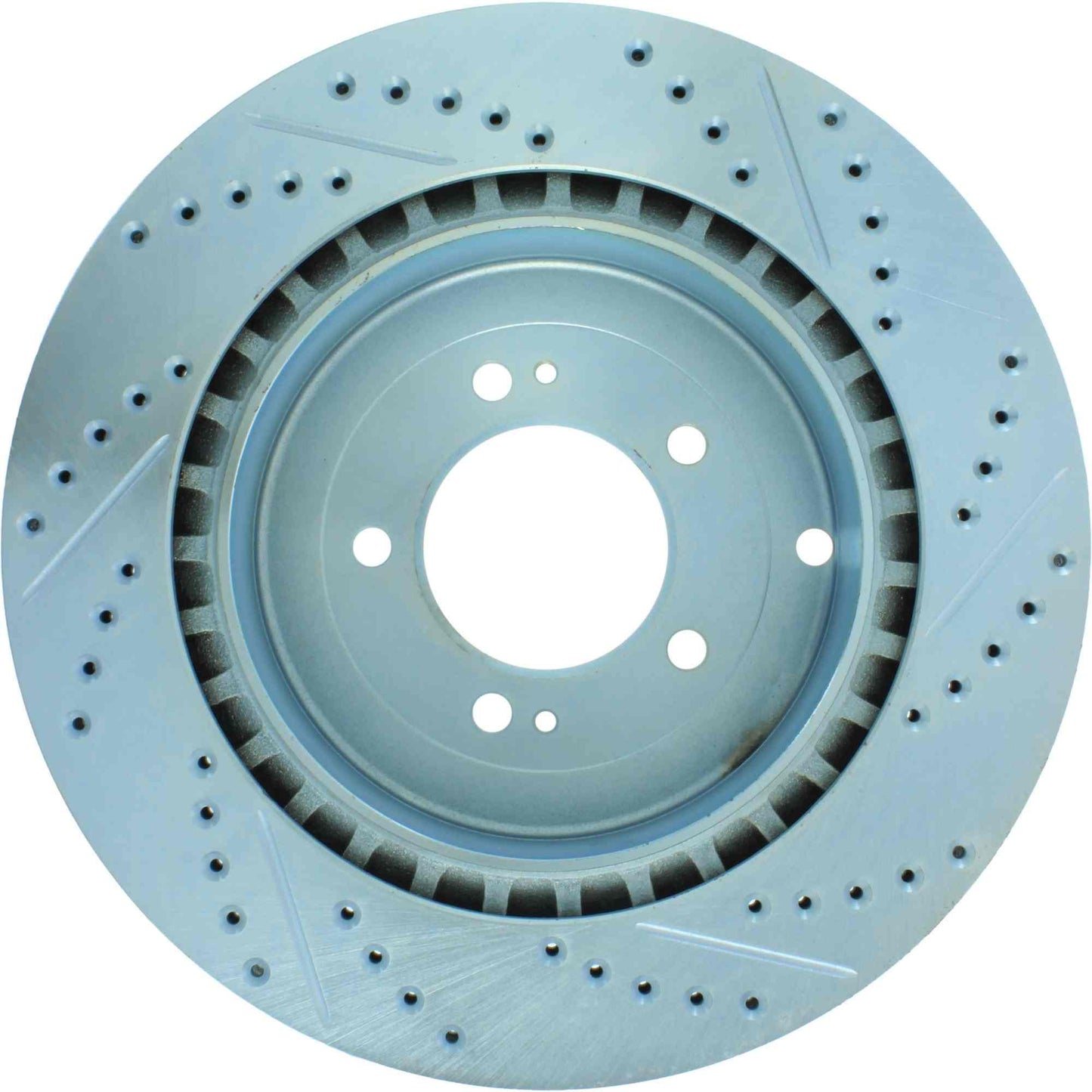StopTech Select Sport 08-11 Mitsubishi Evo X Slotted and Drilled Right Rear Rotor 227.46075R
