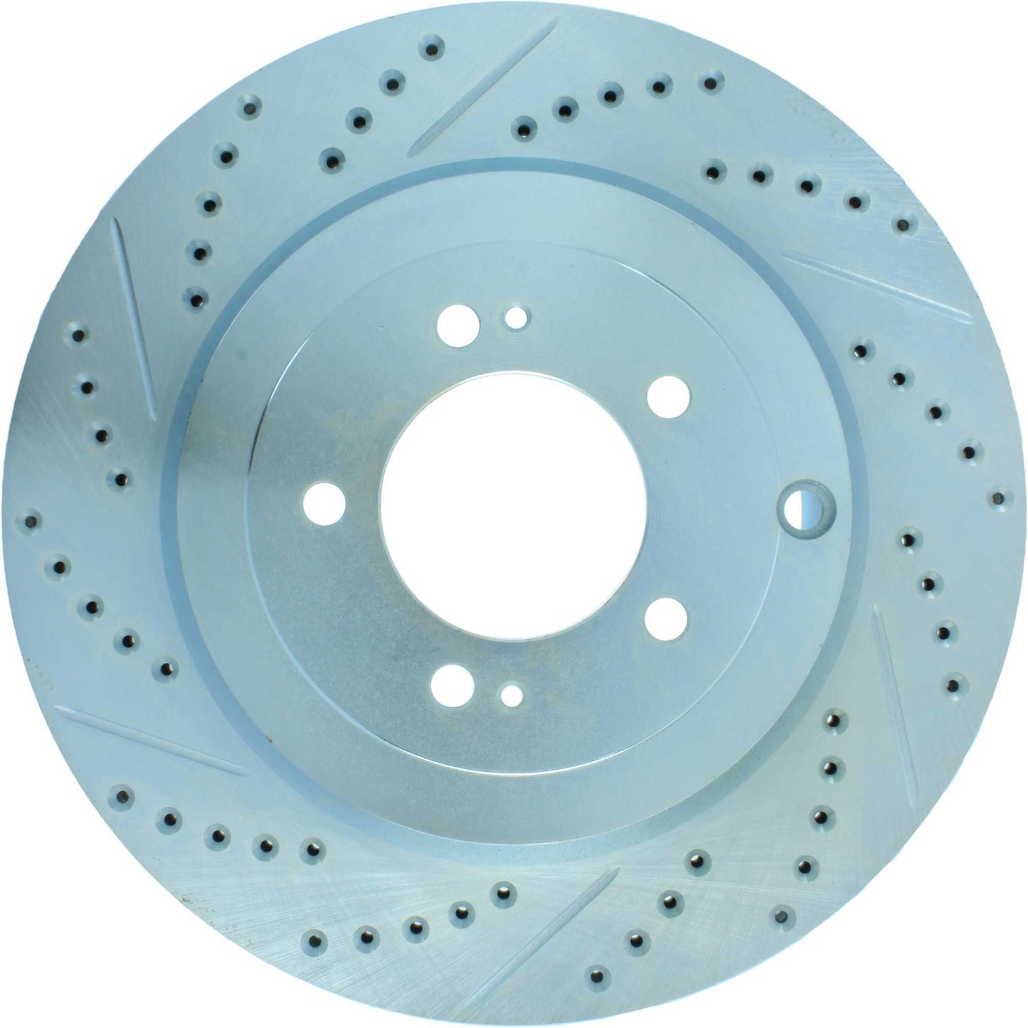 StopTech Select Sport 08-11 Mitsubishi Evo X Slotted and Drilled Right Rear Rotor 227.46075R