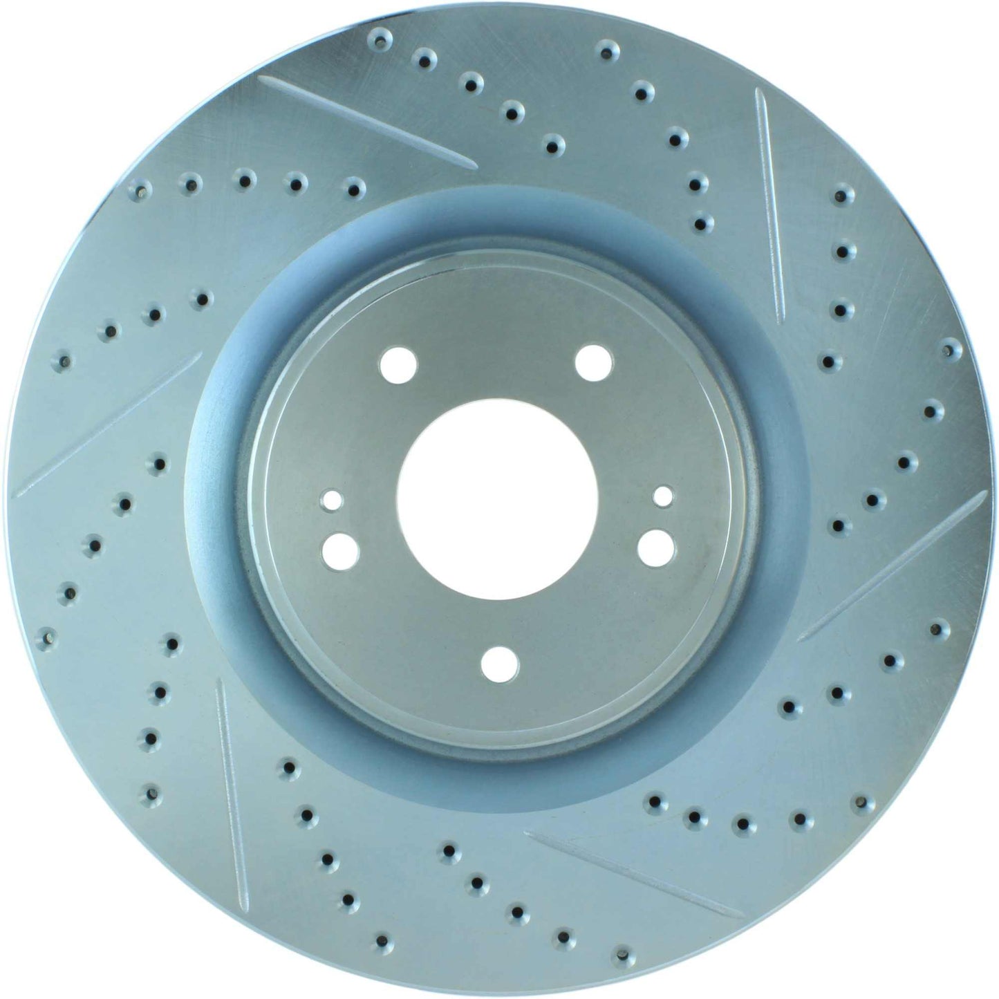 StopTech Select Sport Drilled And Slotted Brake Rotor; Front Left
