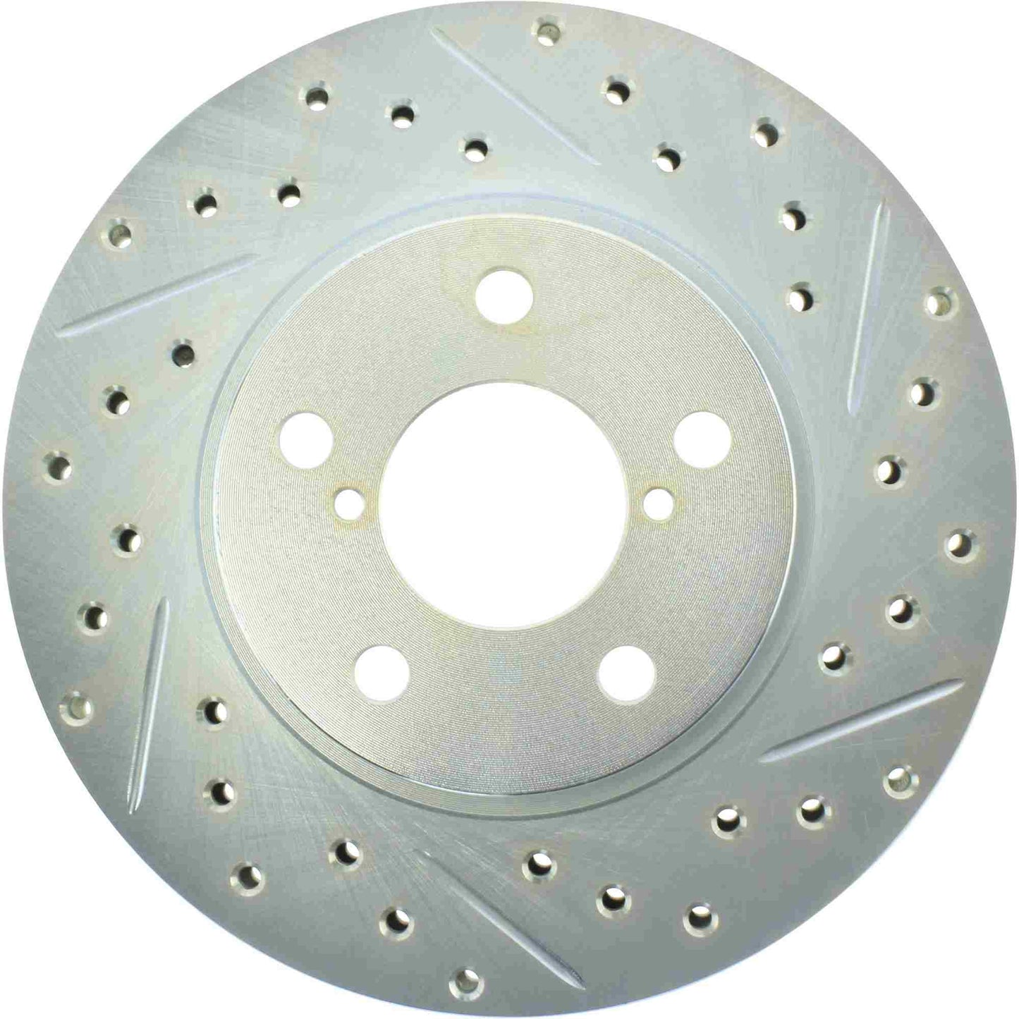 StopTech Select Sport Drilled And Slotted Brake Rotor; Front Left