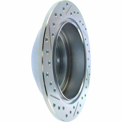 StopTech Select Sport 98-08 Subaru Forester Slotted and Drilled Left Rear Rotor 227.47011L
