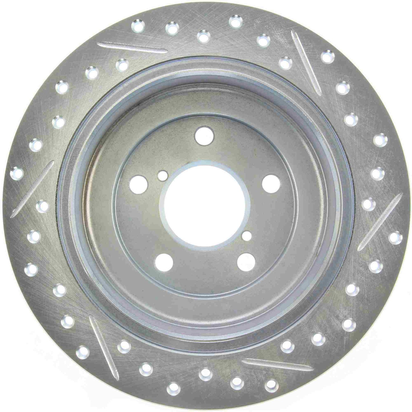 StopTech Select Sport 98-08 Subaru Forester Slotted and Drilled Right Rear Rotor 227.47011R