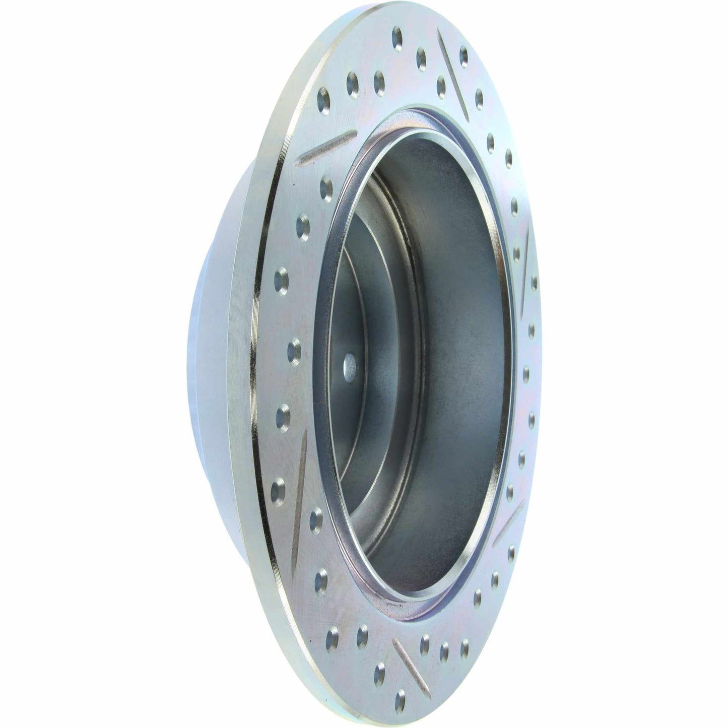 StopTech Select Sport 98-08 Subaru Forester Slotted and Drilled Right Rear Rotor 227.47011R