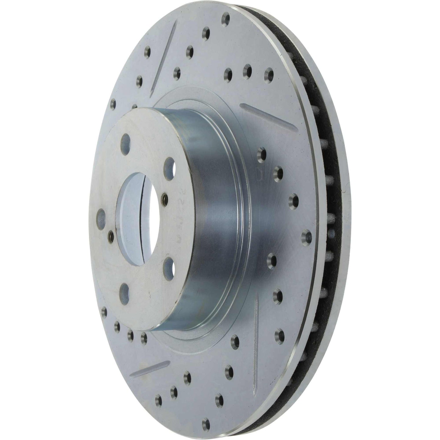 StopTech  Select Sport Drilled And Slotted Brake Rotor; Front Right