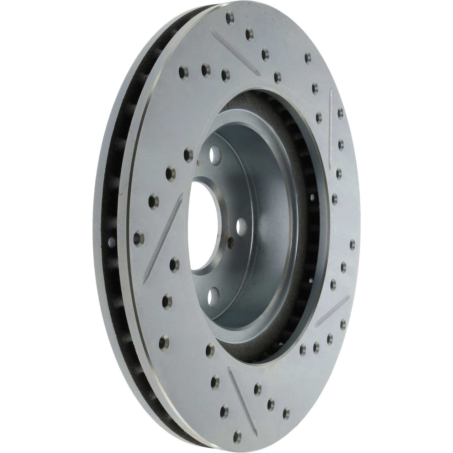 StopTech  Select Sport Drilled And Slotted Brake Rotor; Front Right