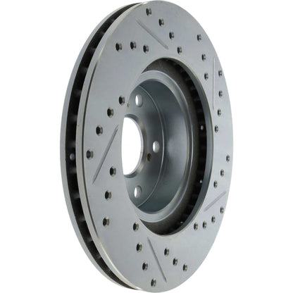 StopTech  Select Sport Drilled And Slotted Brake Rotor; Front Right